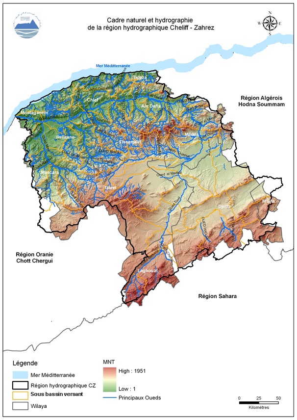 La région hydrographique Cheliff-Zahrez