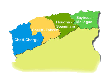 Les cinq régions hydrographiques de l’Algérie
